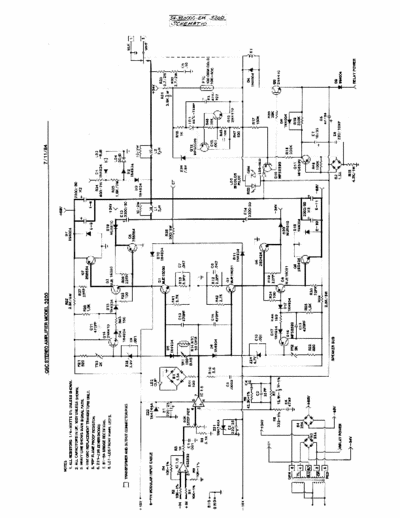 QSC Series Three  3200 Graph for repair